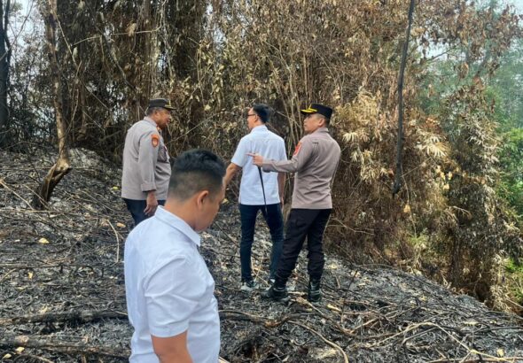 Aksi Cepat Tanggap Karhutla: Kapolres Pesisir Barat dan Tim Gabungan Padamkan Titik Api di TNBBS